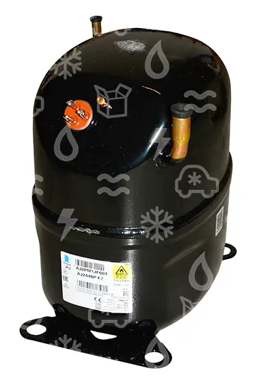 kompresor Tecumseh AJ2446P-FZ, LBP - R404A, R452A, R455A, R454C, 220 - 240V, 50 Hz, pájecí, náhrada za CAJ2446Z
